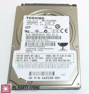Toshiba 120GB 2.5" MK1246GSX HDD2D91 F VL01 S G002217A PCB PARTS REPAIR  - Picture 1 of 5