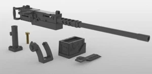 1/32 Scale Battleground "Fury" M2HB 50 Cal Machine Gun on M23 Mount - Picture 1 of 4