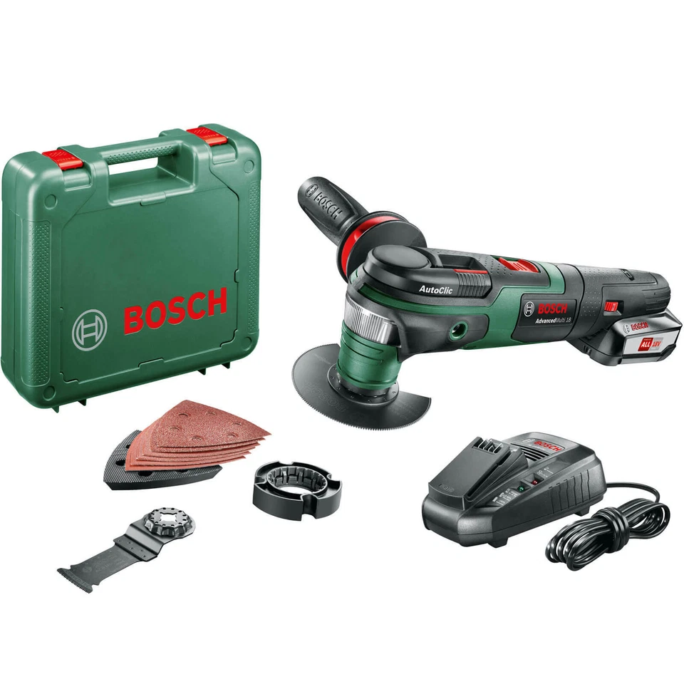 Bosch ADVANCEDMULTI P4A 18v Cordless Starlock Oscillating Multi Tool 1 x 2.5ah L - Image 1 of 1
