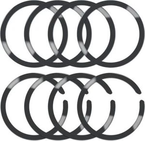 8 Pcs Universal Metal Ring Sticker Compatible Magsafe Magnetic Wireless Charging - Picture 1 of 6