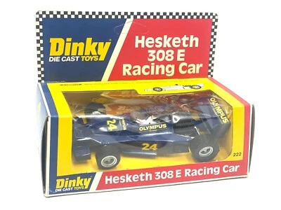 Vintage Dinky Toys 222 Hesketh 308E Racing Car NEW OLD STOCK #AS - Immagine 1 di 4