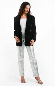 Topshop Womens Black Blazer RRP £85 - Picture 1 of 30