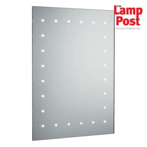 ML IP44 600x450mm LED Bathroom Mirror & Demister, Shaver Socket & Motion Sensor - Picture 1 of 2