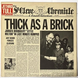 Jethro Tull THICK AS A BRICK US 1972 Reprise MS 2072 LP Terre Haute frühe Presse - Bild 1 von 13