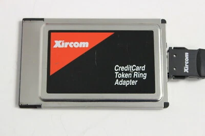 XIRCOM CT-16CTP CREDITCARD TOKEN RING ADAPTER PCMCIA WITH RJ45 CABLE - Image 1 of 3
