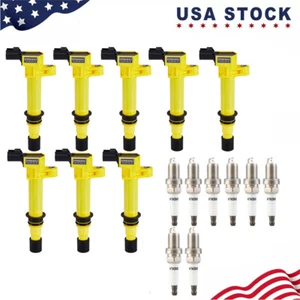 Set of 8 Ignition Coil Pack and Spark Plugs For Dodge Durango 4.7L V8 2000-2007 - Picture 1 of 7
