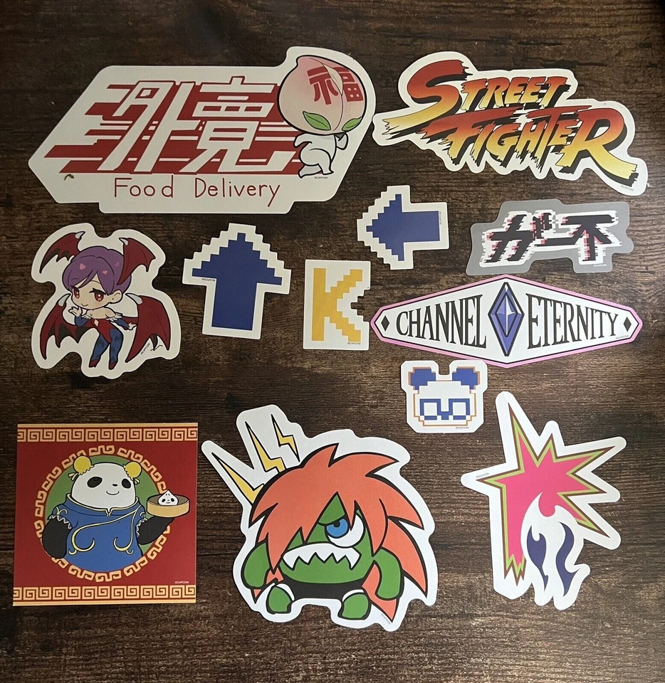 Juego de Pegatinas Oficiales Street Fighter 6 Edición de Coleccionista - RARO - SIN JUEGO Foto 1 de 1