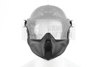 FMA TACTICAL HALF MASK MODEL TAC-A FOR  HELMET FAST FACE PROTECT BLACK AIRSOFT