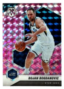 2020-21 Panini Mosaic Camo Pink #187 Bojan Bogdanovic Jazz - Imagen 1 de 3