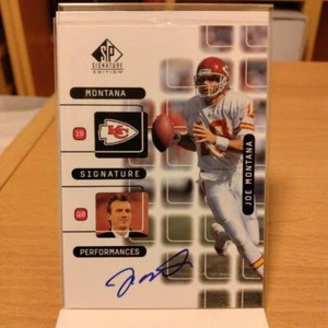 1999 Upper Deck Signature Performances Joe Montana Kansas City Chiefs Auto #J10A - Picture 1 of 24