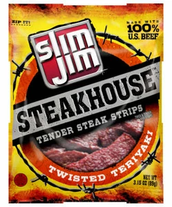 SLIM JIM Steak House Twisted Teriyaki 3,1 oz (1 bolsa) - Imagen 1 de 1