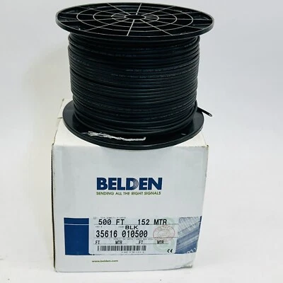 Fio preto Belden Hook-up 500 pés 35616010500 - Imagem 1 de 4
