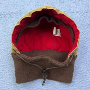 De Colección Carhartt A08 BRN Marrón/Rojo Acolchado Forrado Lona Aislada Pato Capucha Elastizada - Imagen 1 de 8