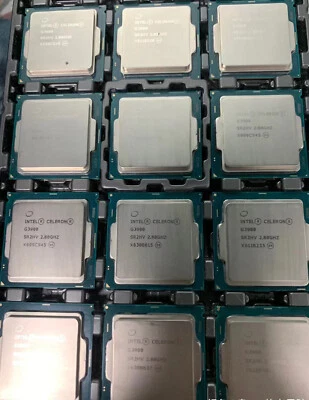 Intel Celeron 6th g3900 CPU processor 2.8ghz 2mb 2 cores 2 threads LGA 1151 g390 - Image 1 of 4