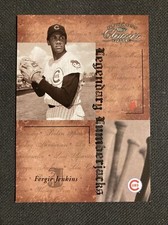 2004 Donruss Classics Legendary Lumberjacks FERGIE JENKINS #/500 Chicago Cubs