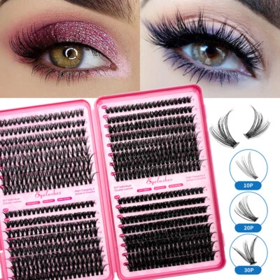 Extension De Cils Segmentée 32 Rangées Greffage De Cils Boucles 30D/40D / - Photo 1/4