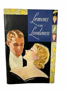 Vintage 1936 Lemons For Loveliness Woman’s Health Booklet - Picture 1 of 6