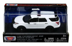 Motormax 1:43 2015 Ford Police Interceptor Utility Diecast White 79476