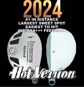 #1 CUSTOM iDRIVE GHOST DISTANCE HYBRID CLUBS PGA TOUR GRAPHTE (PICK LOFTS 3-SW) - Picture 1 of 4