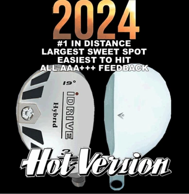 #1 CUSTOM iDRIVE GHOST DISTANCE HYBRID CLUBS PGA TOUR GRAPHTE (PICK LOFTS 3-SW)  - Image 1 of 4