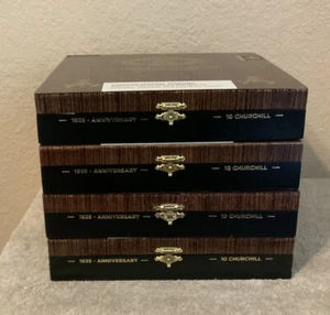 Lote de 4 cajas de cigarros Churchill aniversario 1935 excelente estado - Imagen 1 de 15