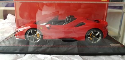 1.18 MR COLLECTION FERRARI SF90 SPIDER Rosso Corsa red limited edition - Image 1 of 4