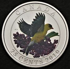 2010 Goldfinch Canada 25 Cents with CoA #19908