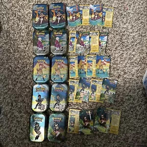 Pokemon Corona Zenith Mini Tin Set Carte Artistiche e Adesivi Inclusi NO CARD PACKS - Foto 1 di 9