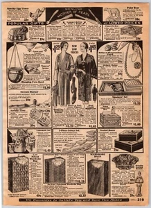 1932 Sears Western States Catalog Page 219-220 Hula Hut Incense Burner Novelty - Picture 1 of 2