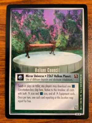 2000 Decipher Star Trek Mirror,Mirror Halkan Council #131R Free Shipping - Image 1 of 2