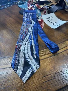 IMAGERIES CITY DRESS SUIT DESIGNER NECKTIE TIE FREE SHIPPING - Picture 1 of 3