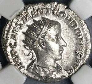 239 NGC Ch VF Gordian III Double Denarius Roman Empire Aequitas (225040801C) - Picture 1 of 6
