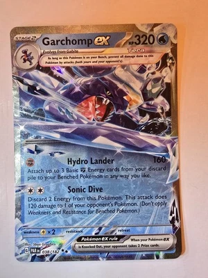 Garchomp EX 038/182 Sv04: Paradox Rift Holo - Image 1 of 2