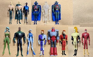 Lot of 15 Vintage DC Justice League Unlimited Action Figure Mattel JLU 2003-2005 - Picture 1 of 22