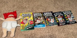 Captain Underpants Epic Novels Dav Pilkey Childrens Book Lot of 5 Hilarious Read - Imagen 1 de 10