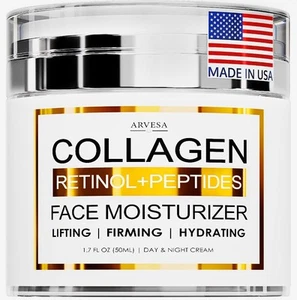 Collagen Cream - Anti Aging Face Moisturizer - Wrinkle Cream for Women and Men w - Picture 1 of 6