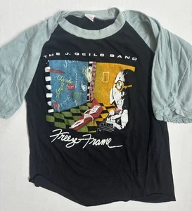 THE J GEILS BAND FREEZE FRAME TOUR Concert T Shirt ~ VERY RARE ~ Pine Knob Shows - Picture 1 of 16