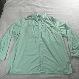 Cabela's Guidewear Shirt Mens 3XLT UPF 50 Vented Long Sleeve Button Up Fishing - Picture 1 of 13