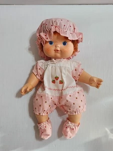 Strawberry Shortcake Blow Kiss 14" Puppe im kompletten Outfit 1982 Vintage - Bild 1 von 19