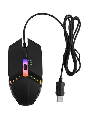 Upgrade Your Cursor Control with the 2019 Wired LED Optical Gaming Mouse - Image 1 of 4