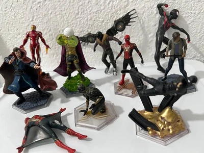 Disney Store Spiderman Lejos de Casa pvc lote de 10 figuras de acción Foto 1 de 4