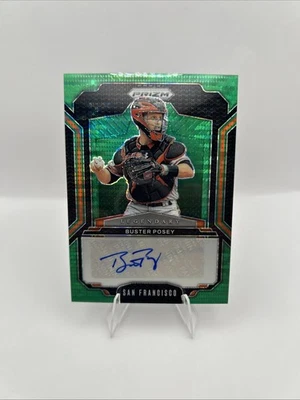 Panini Prizm Buster Posey Legendary Green Prizm Parallel Auto 01/10 2025 Foto 1 de 2