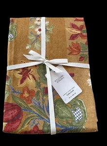 🔥Tovaglia NUOVA Williams Sonoma RACCOLTA RIGHE FLOREALI 70x108 Autunno Ringraziamento - Foto 1 di 1