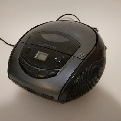 Reproductor de CD Boombox Memorex MP8211GP - Radio en línea - con cable, probado funcionando Foto 1 de 4
