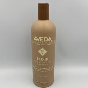 Aveda Elixir Daily Leave-on Hair Conditioner 16.9 Oz Brown Bottle HTF - Picture 1 of 7