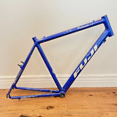Quadro de bicicleta vintage Fuji Palisade 1.0 alumínio azul 21" - Imagem 1 de 4