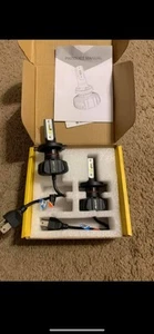 Auxito 9003/H4 LED Headlights 9000lm Extremely Bright CSP Chips 6500K Xenon Whit - Picture 1 of 11