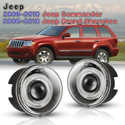 Luces antiniebla delanteras para Jeep Commander Grand Cherokee 05-09 Dodge Dakota 06-10 Foto 1 de 4