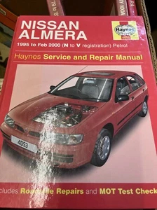 Haynes Nissan Almera Manual 95-00 Petrol - Picture 1 of 7