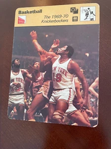 1977 Sportscaster NBA Basketball Card #05-19 B 1969-70 New York Knickerbockers - Picture 1 of 2